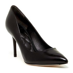 Brian Atwood Malika Black Leather Size 7 Pumps